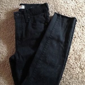 high rise skinny jeans